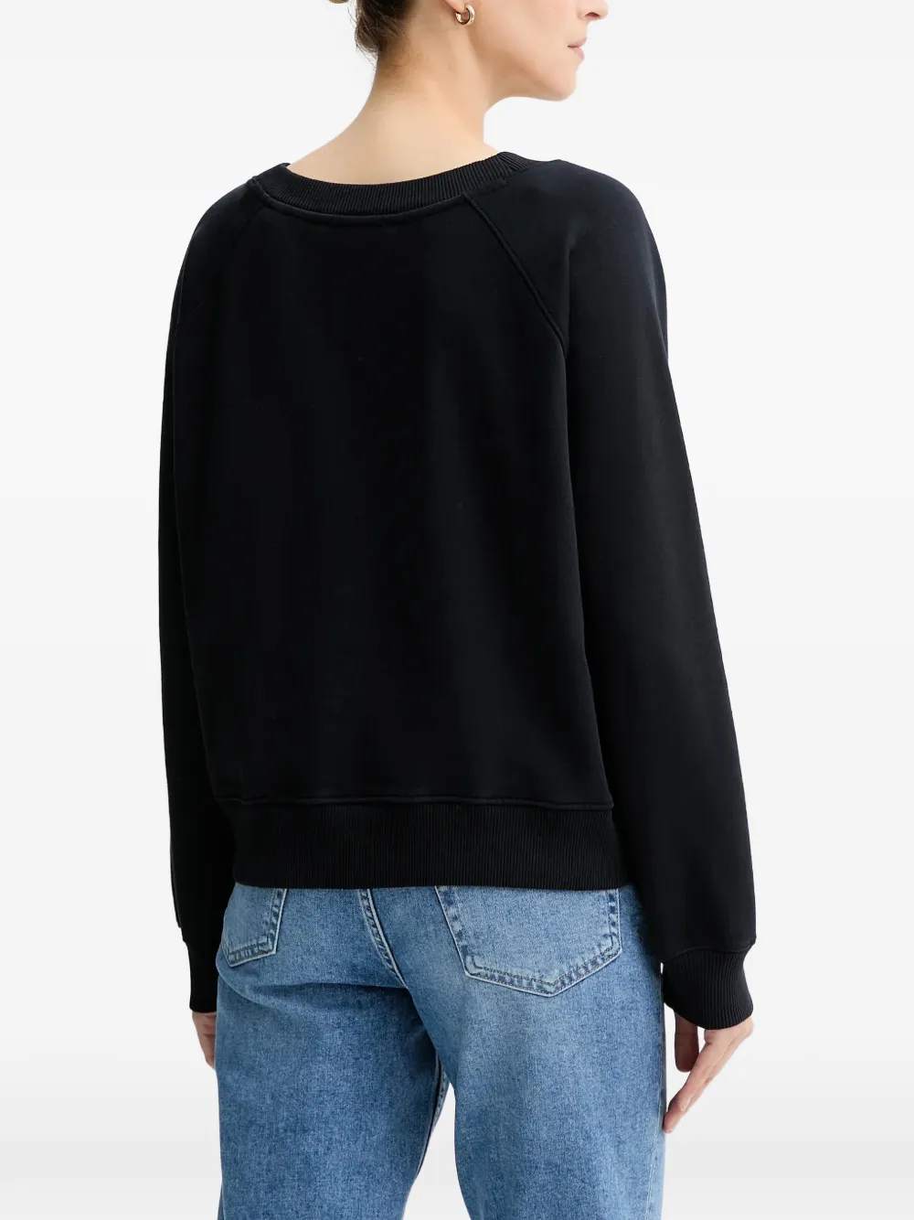 Marc O'Polo Sweater met geborduurd logo Blauw