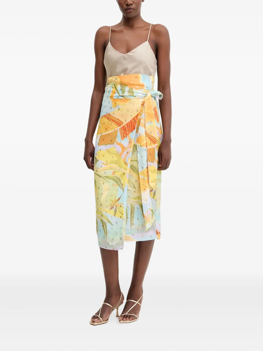 NEVER FULLY DRESSED jupe mi-longue à fleurs | Jupes asymétriques & jupes drapées | Image 2