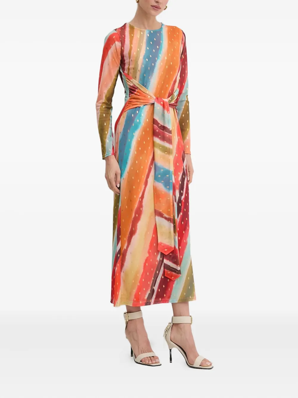 Never Fully Dressed Knot Maxi Dress In Black