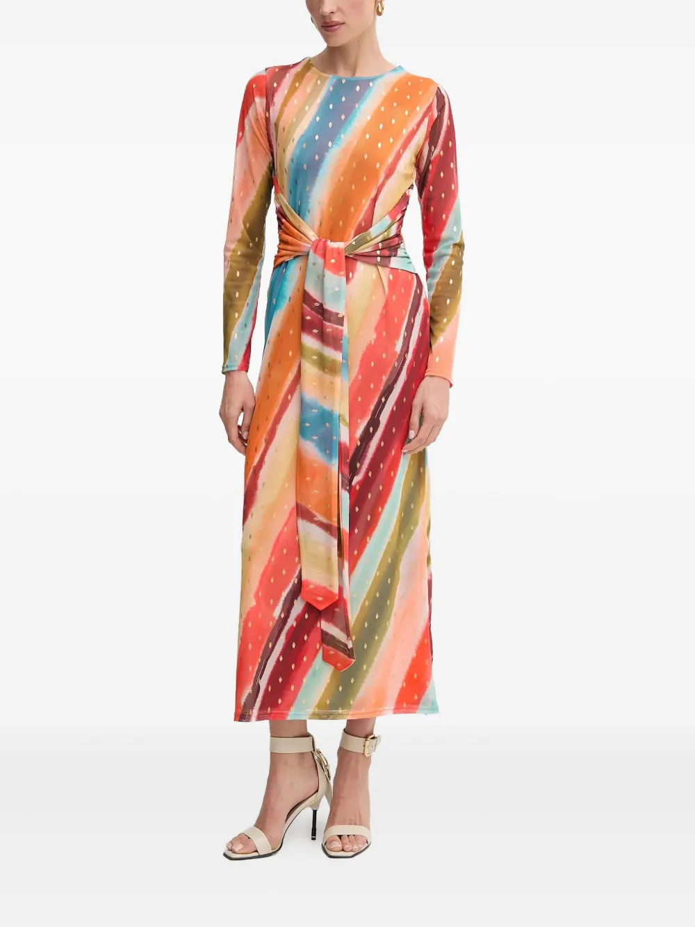 NEVER FULLY DRESSED knot maxi dress - Oranje