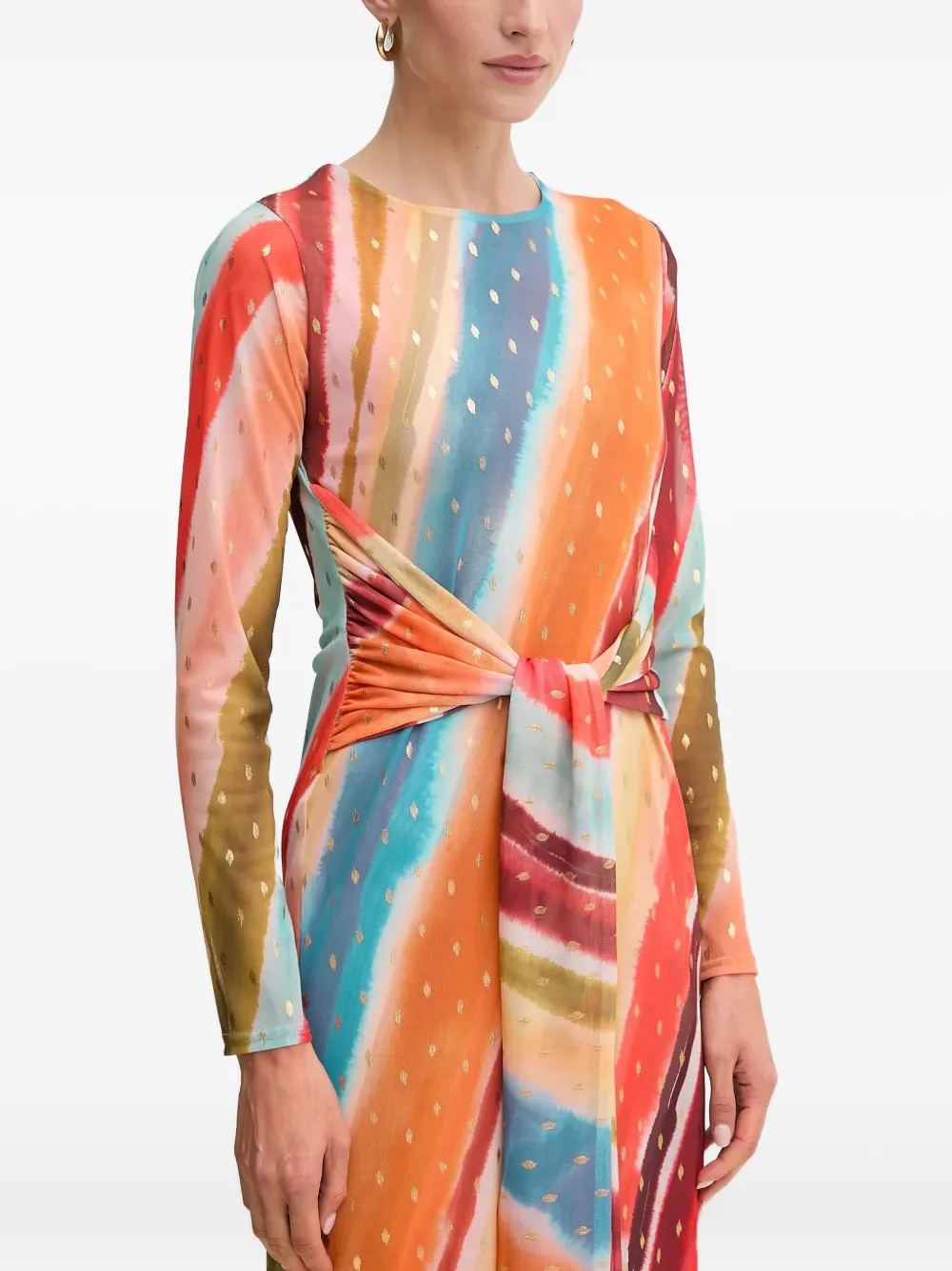 Never Fully Dressed Knot Maxi Dress In Black