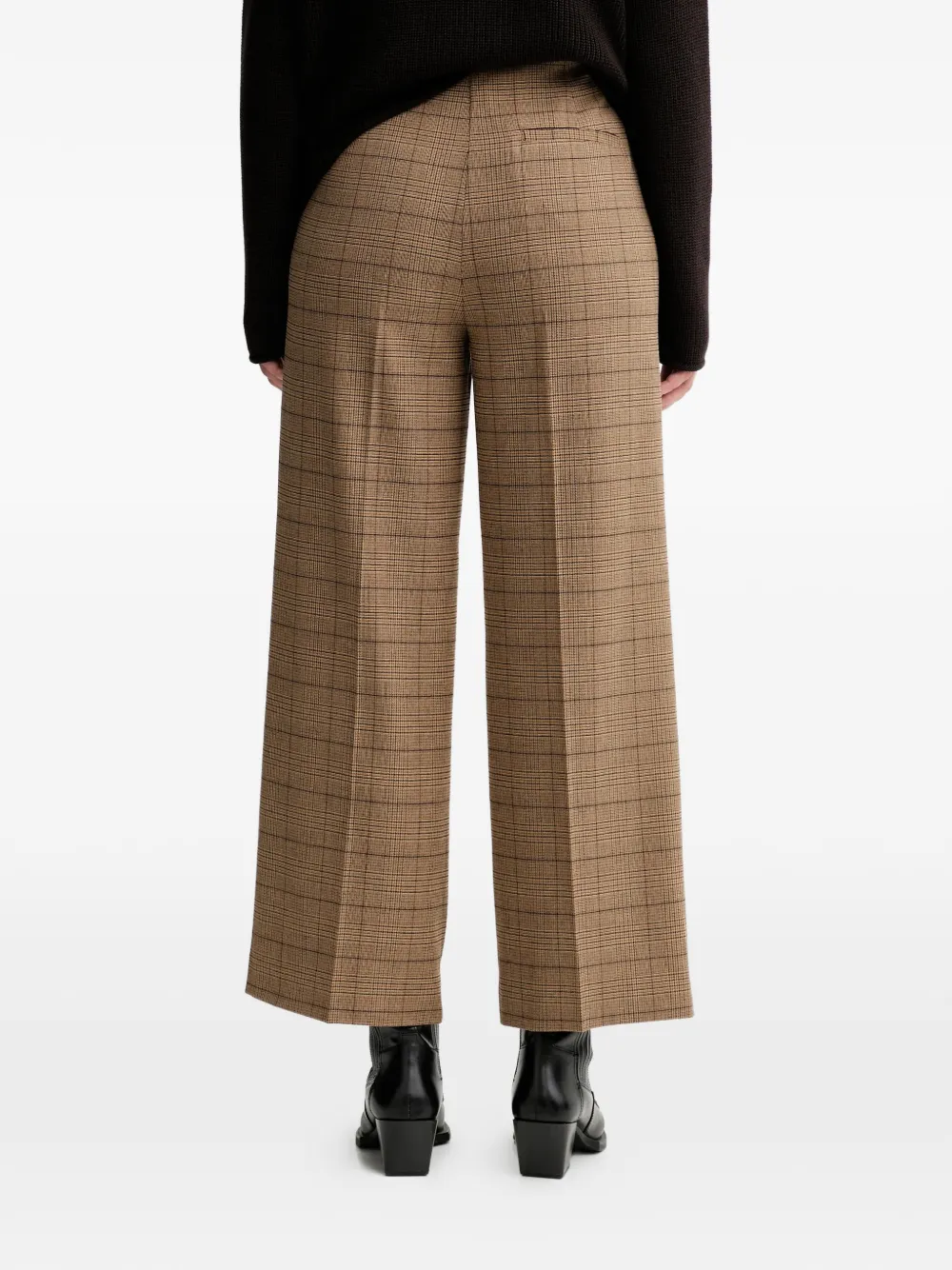  Marc O'polo Checked-pattern Trousers - Brown 