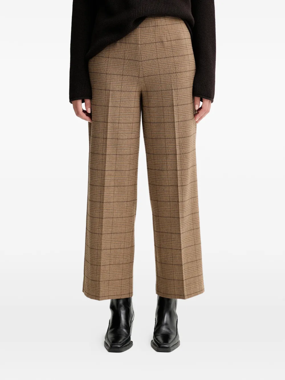 Marc O'Polo checked-pattern trousers | Brown | Image 1