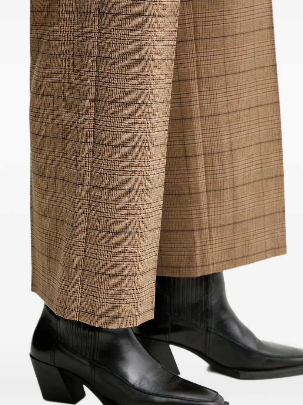 Marc O'Polo Geruite broek Bruin