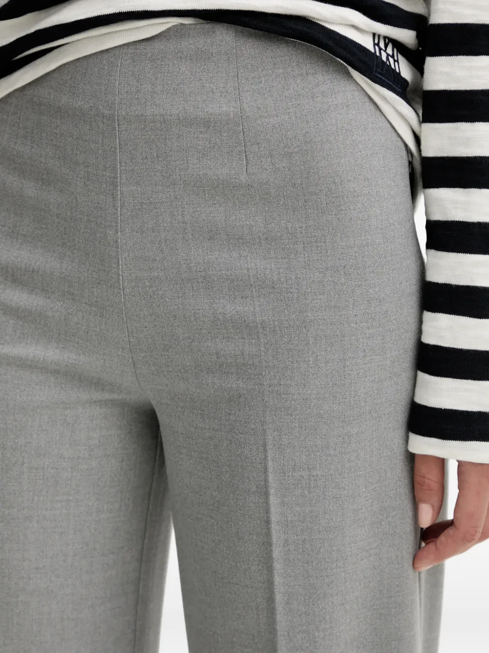 Marc O'Polo Broek met achterzak Grijs