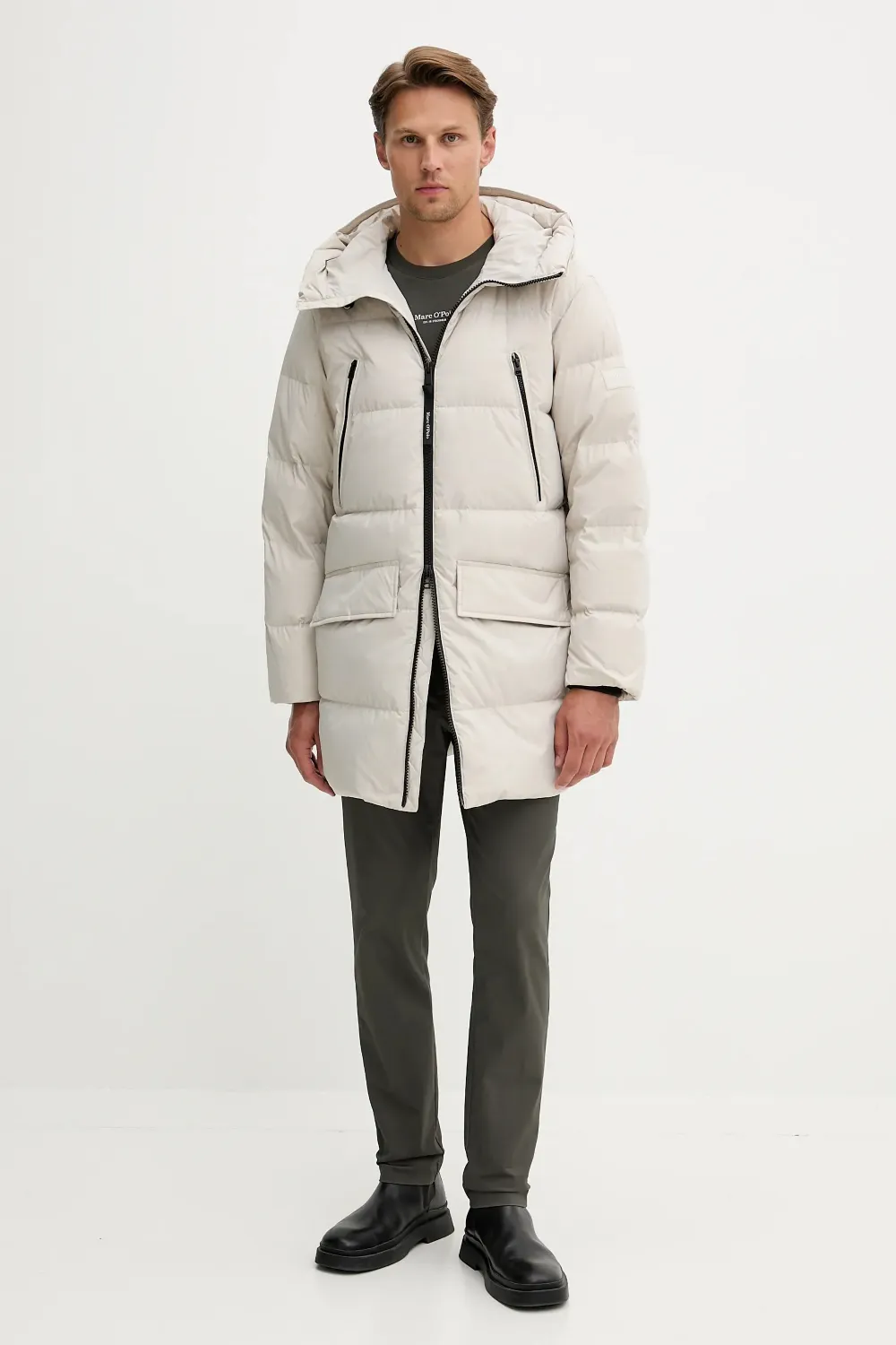 Marc O'Polo hooded zip jacket | neutro | Image 1