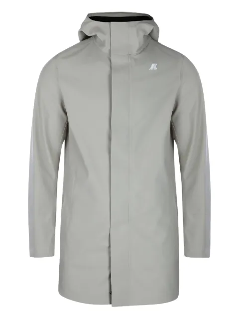 K-Way hooded longline jacket