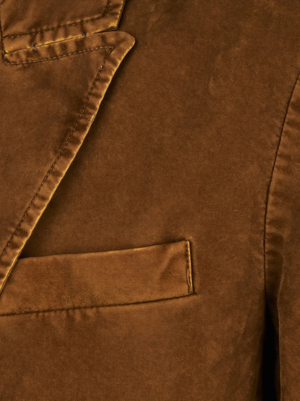 Forte Blazer met zak met knoop Bruin