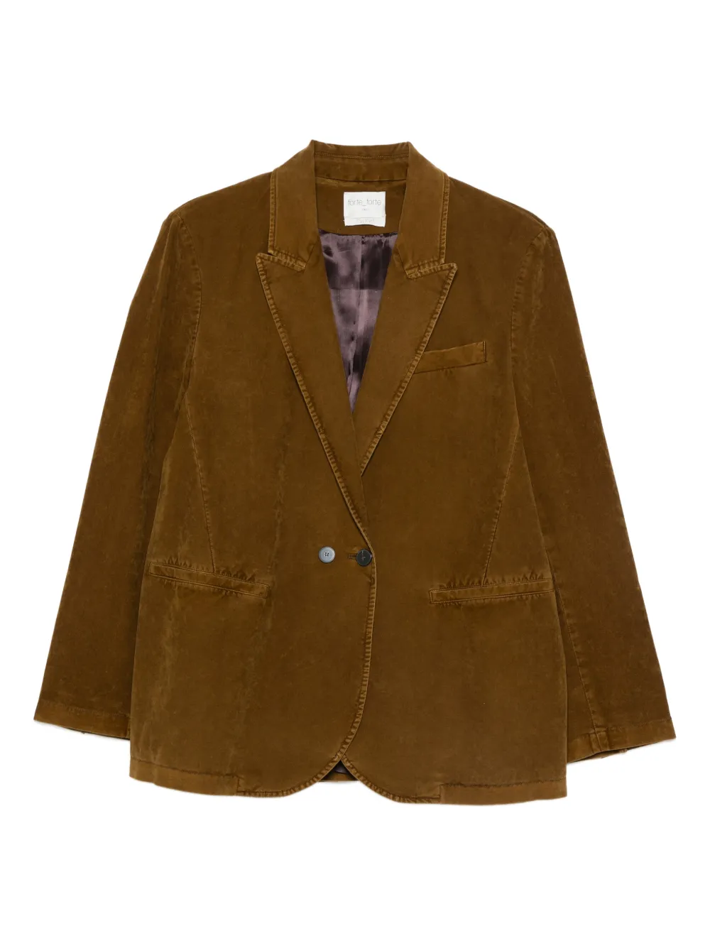 Forte Forte blazer con bolsillos y botones | marrón | Image 1