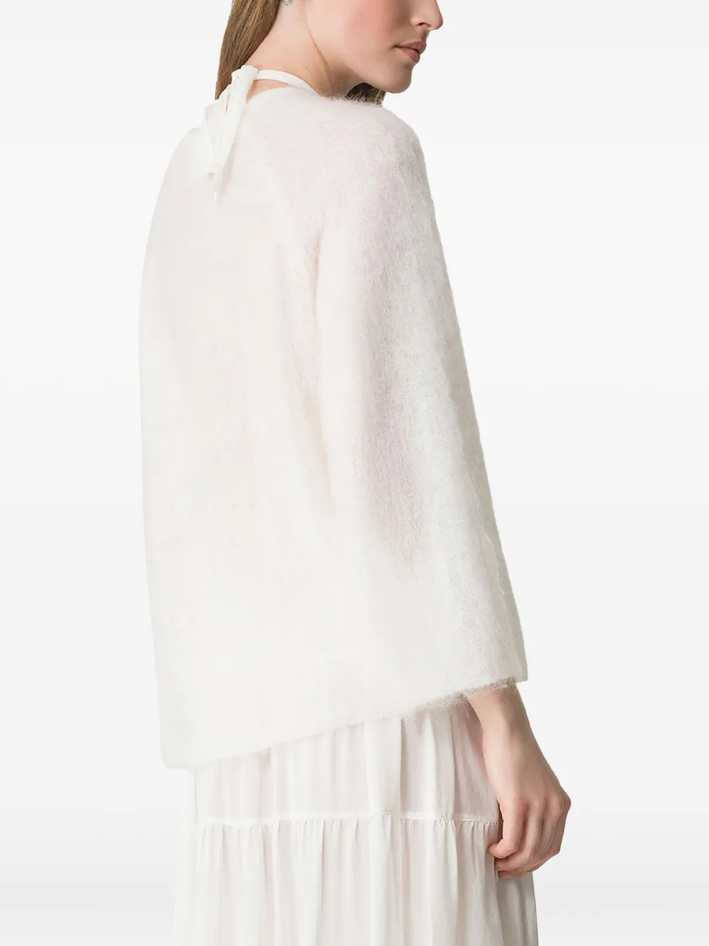 Forte Forte Crew-neck Sweater In White