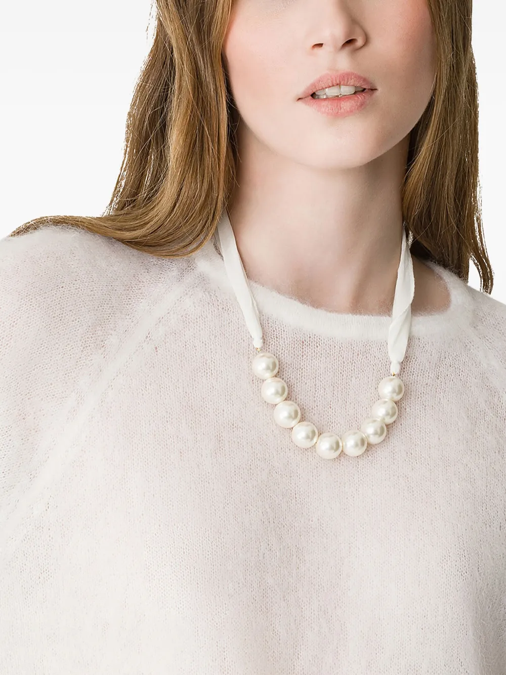 Forte Forte Crew-neck Sweater In White