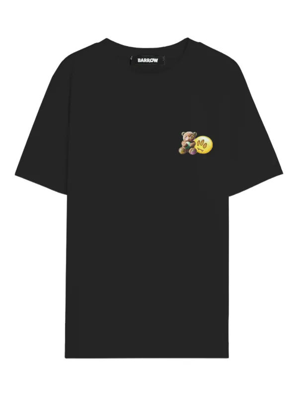 BARROW ベアプリント Tシャツ | ブラック | FARFETCH JP