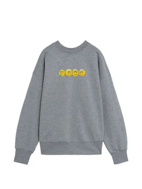 BARROW 스마일 프린트 스웨트셔츠