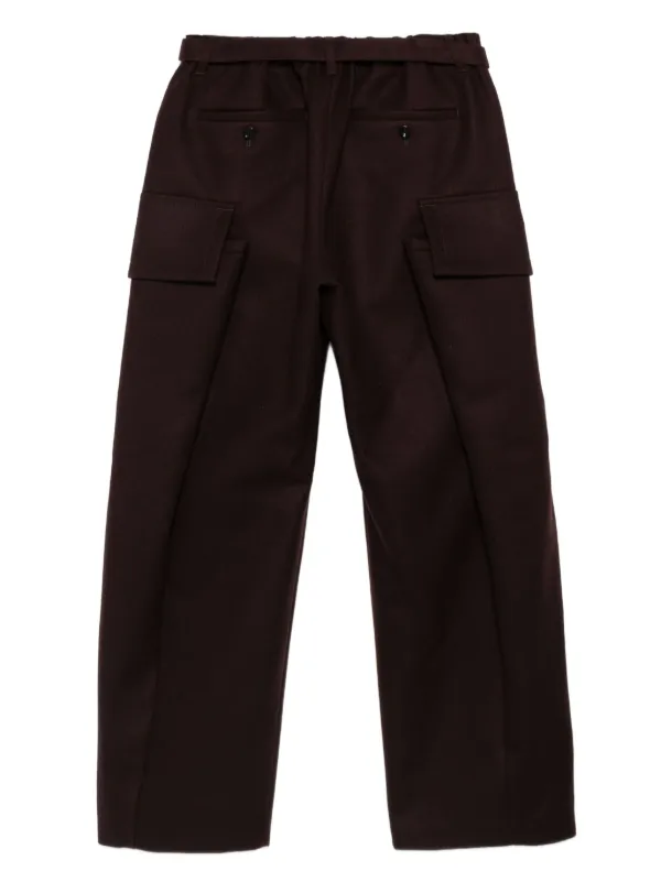 sacai ワイドフィットベルテッドカーゴパンツ Sacai ベルテッド カーゴ