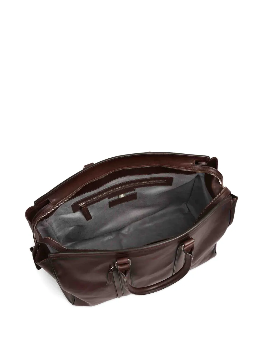 Leather Panelled Tote Bag
