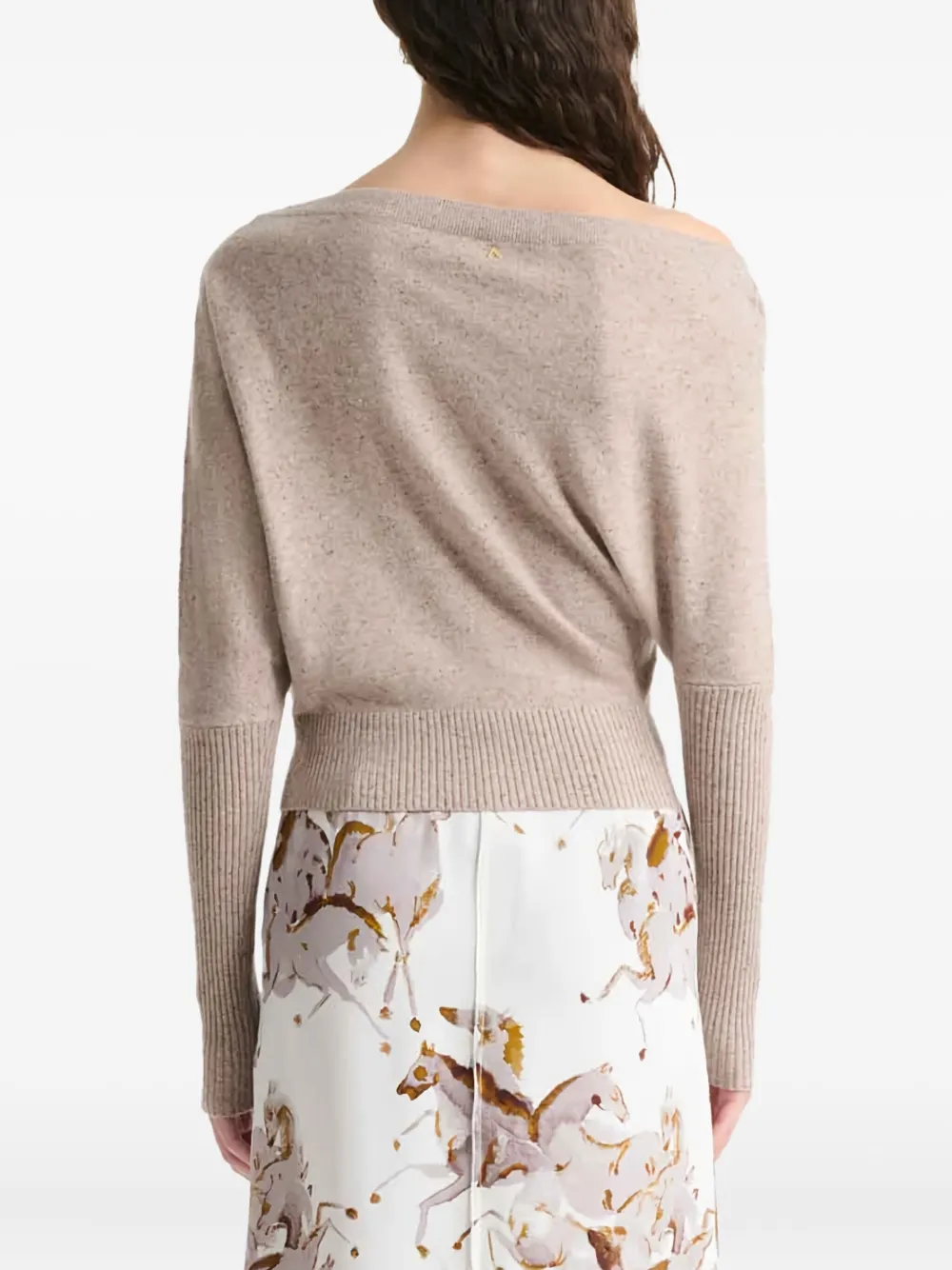 Altuzarra one-shoulder ribbed sweater | Knitted Sweaters | Image 2