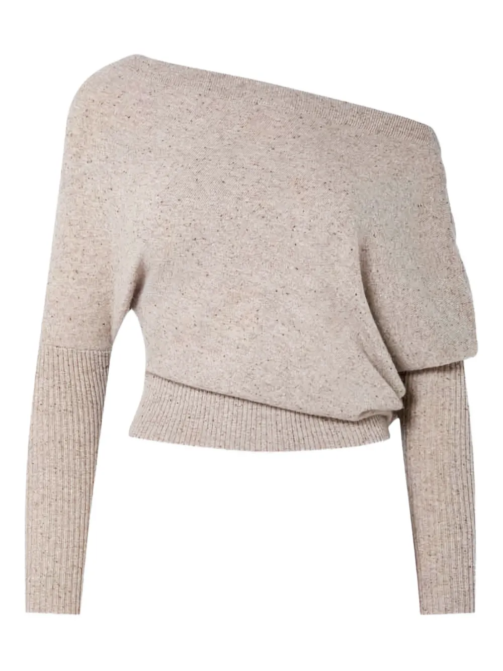 Altuzarra one-shoulder ribbed sweater | Neutrals | Image 1