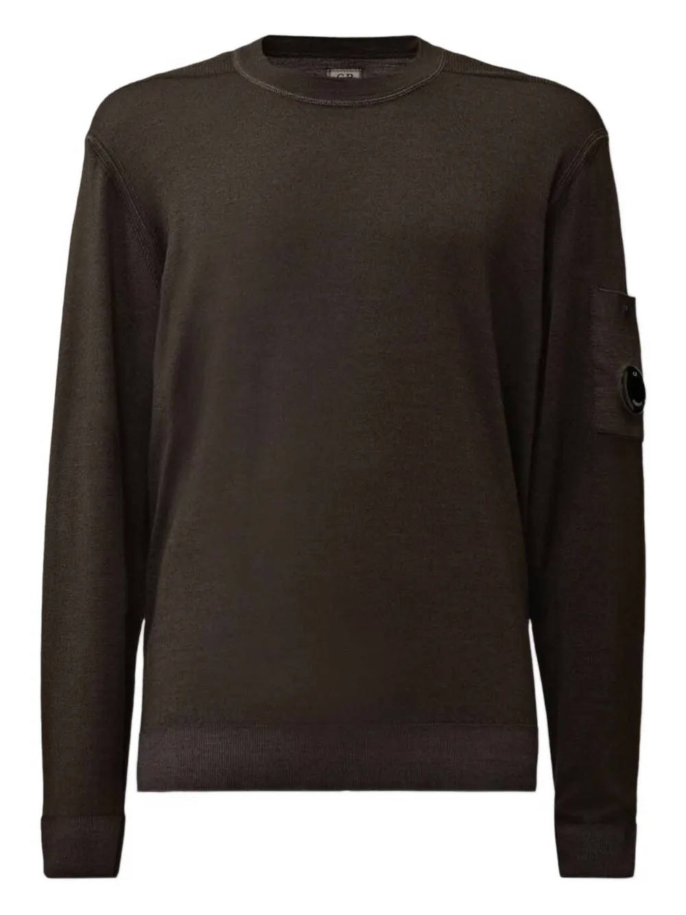 C.p. Company Lens-detail Sweatshirt In Burgundy
