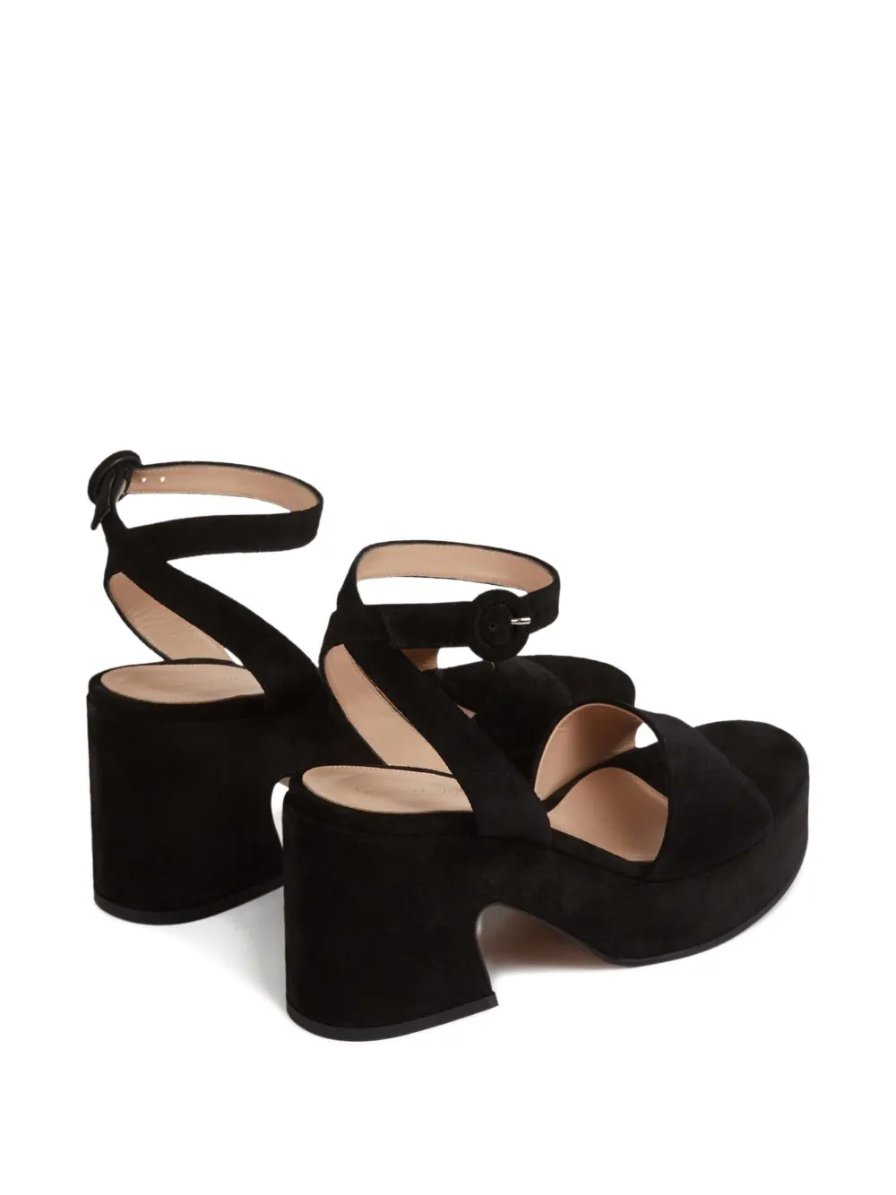 Gianvito Rossi 55mm block-heel ankle-strap sandals Black