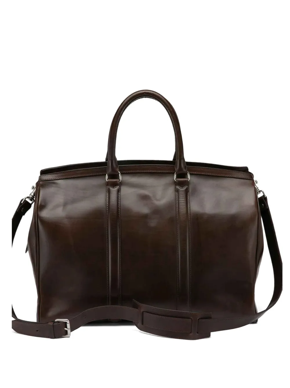 Officine Creative Leather Tote Bag In Brown