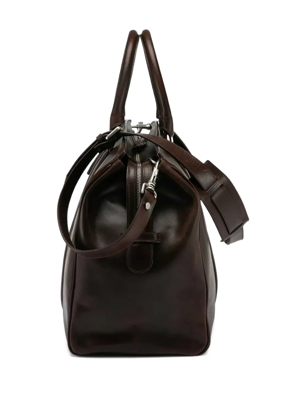 Officine Creative Leather Tote Bag In Brown