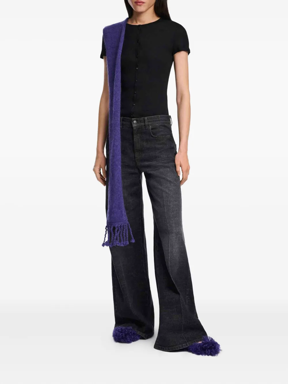  Dorothee Schumacher Vaqueros De Algodón - Negro 