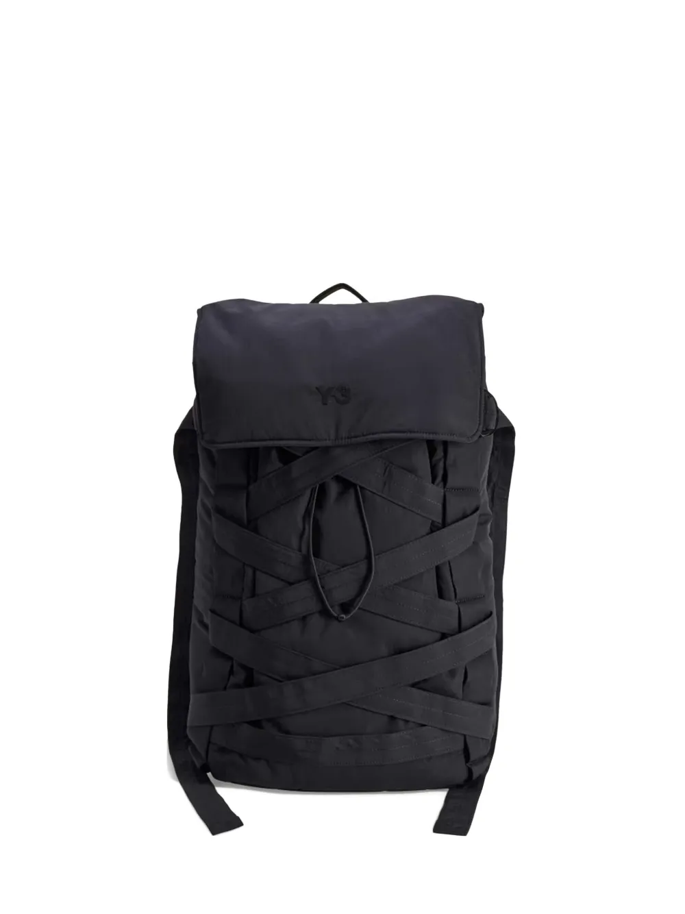 Y-3 Cinch Backp Nylon Backpack In Black