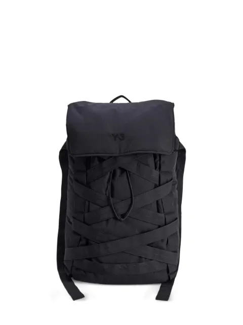 Y-3 strap-detailing backpack