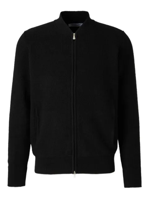 Gran Sasso zip-front ribbed cardigan