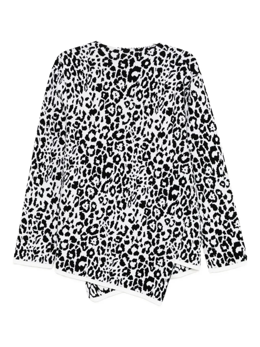 Black Comme Des Garçons Sweater met dierenprint - Wit
