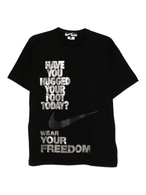 Black Comme Des Garçons x Nike Freedom T-shirt