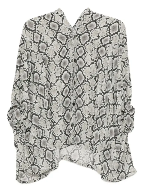 Junya Watanabe توب بطبعة جلد الثعبان