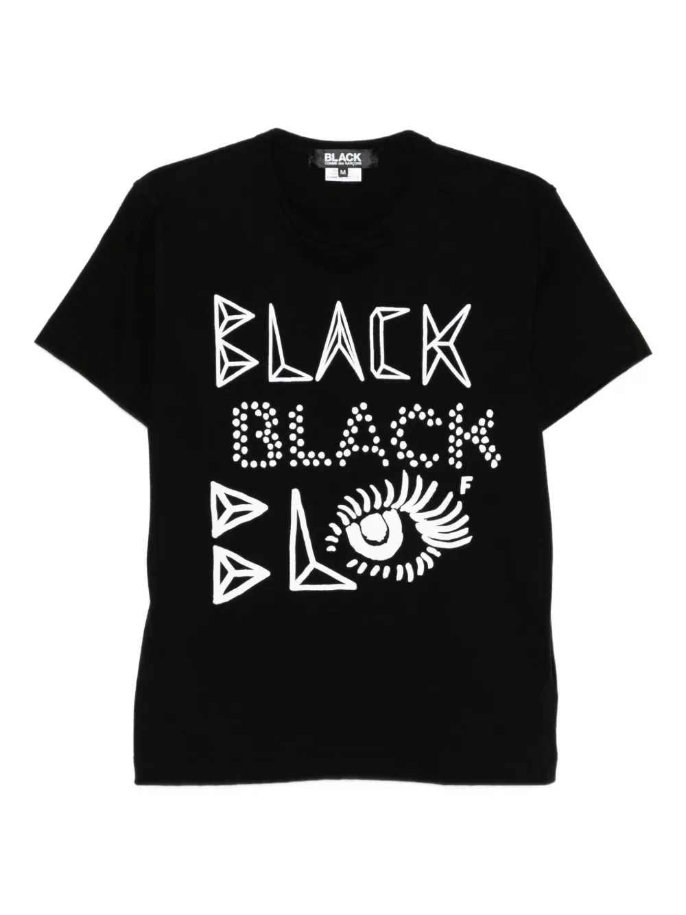 Black Comme Des Garçons printed T-shirt | Black | Image 1
