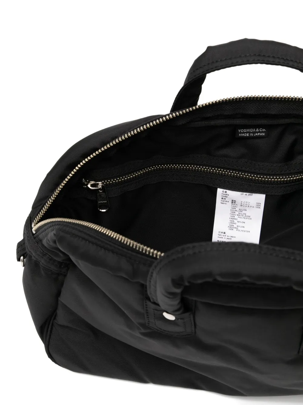 Black Comme Des Garçons X Porter Yoshida Zipped Tote Bag In Black