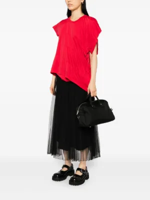 コムデギャルソン ブラックスカート 黒　S BLACK COMME des GARCONSのスカートを使った人気ファッション