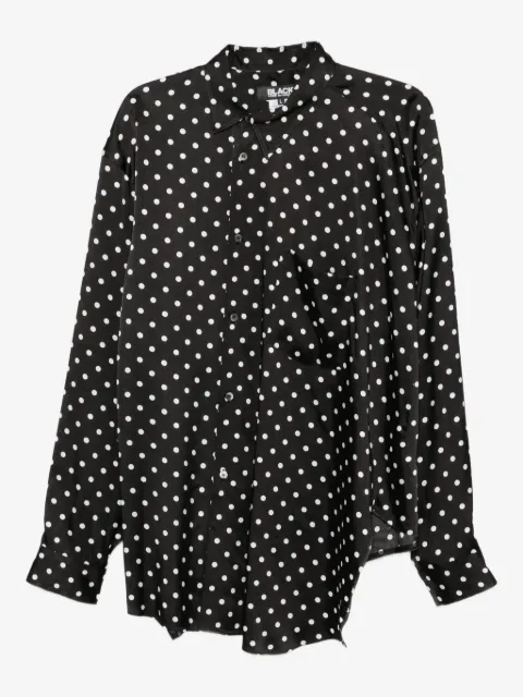 Black Comme Des Garçons prickig asymmetrisk kjol