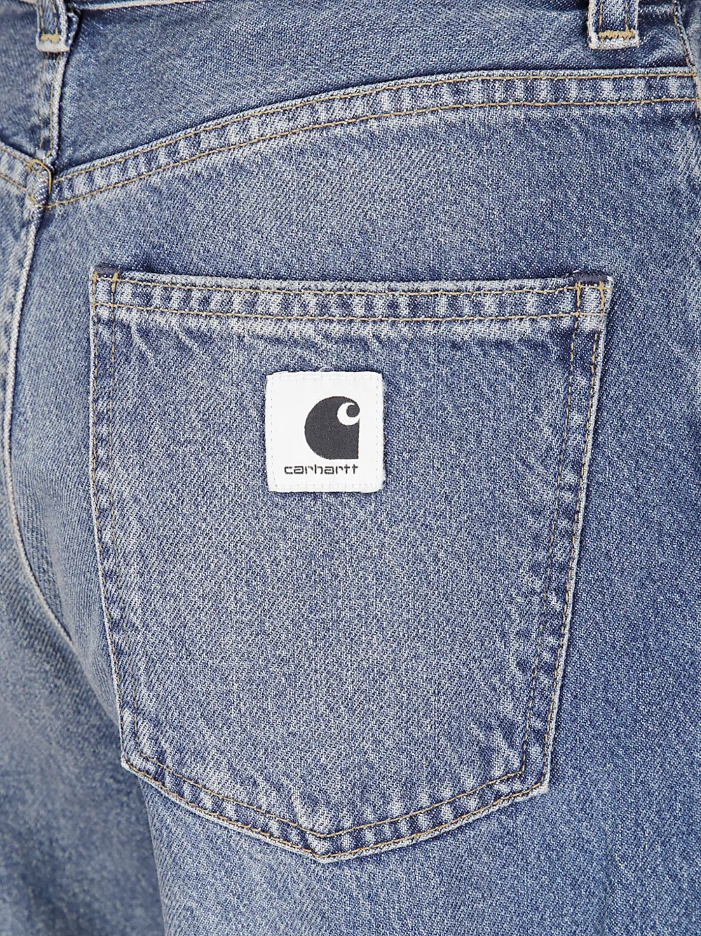 Carhartt WIP Jeans met vijf zakken Blauw