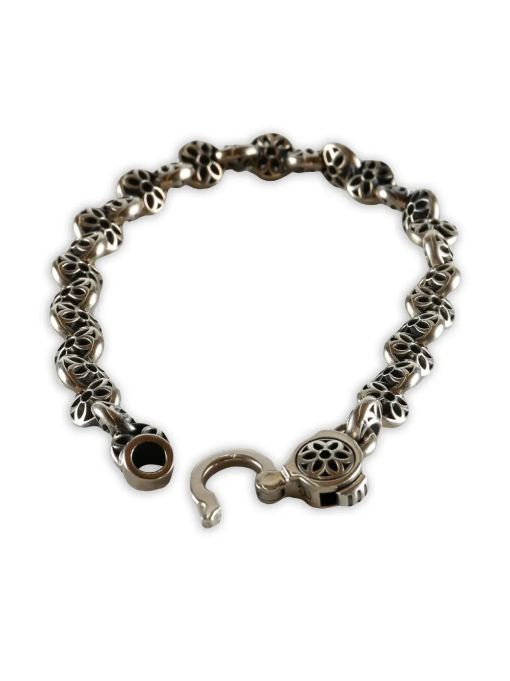 Good Art Hlywd pulsera Boston con motivo floral | plateado | Image 1