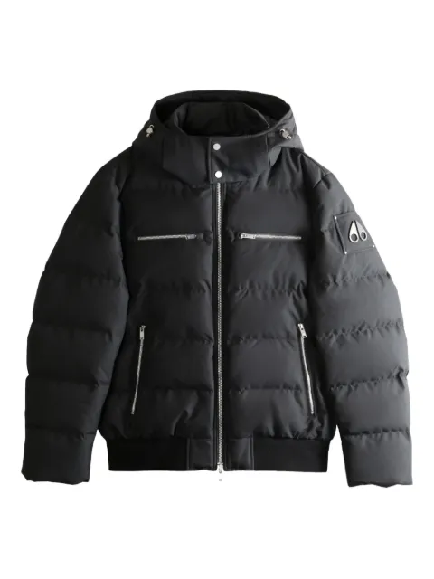 Moose Knuckles hooded zip-up jacket