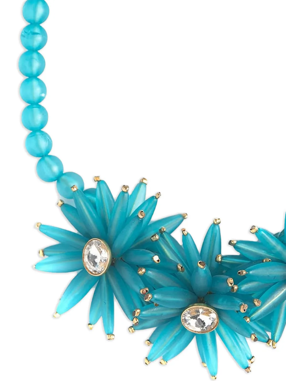 Marina Fossati Azure beaded flower necklace | Image 2