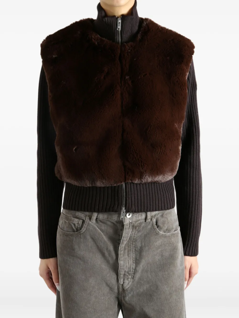 Moose Knuckles fur zip knitwear | Knitted Sweaters | Image 2