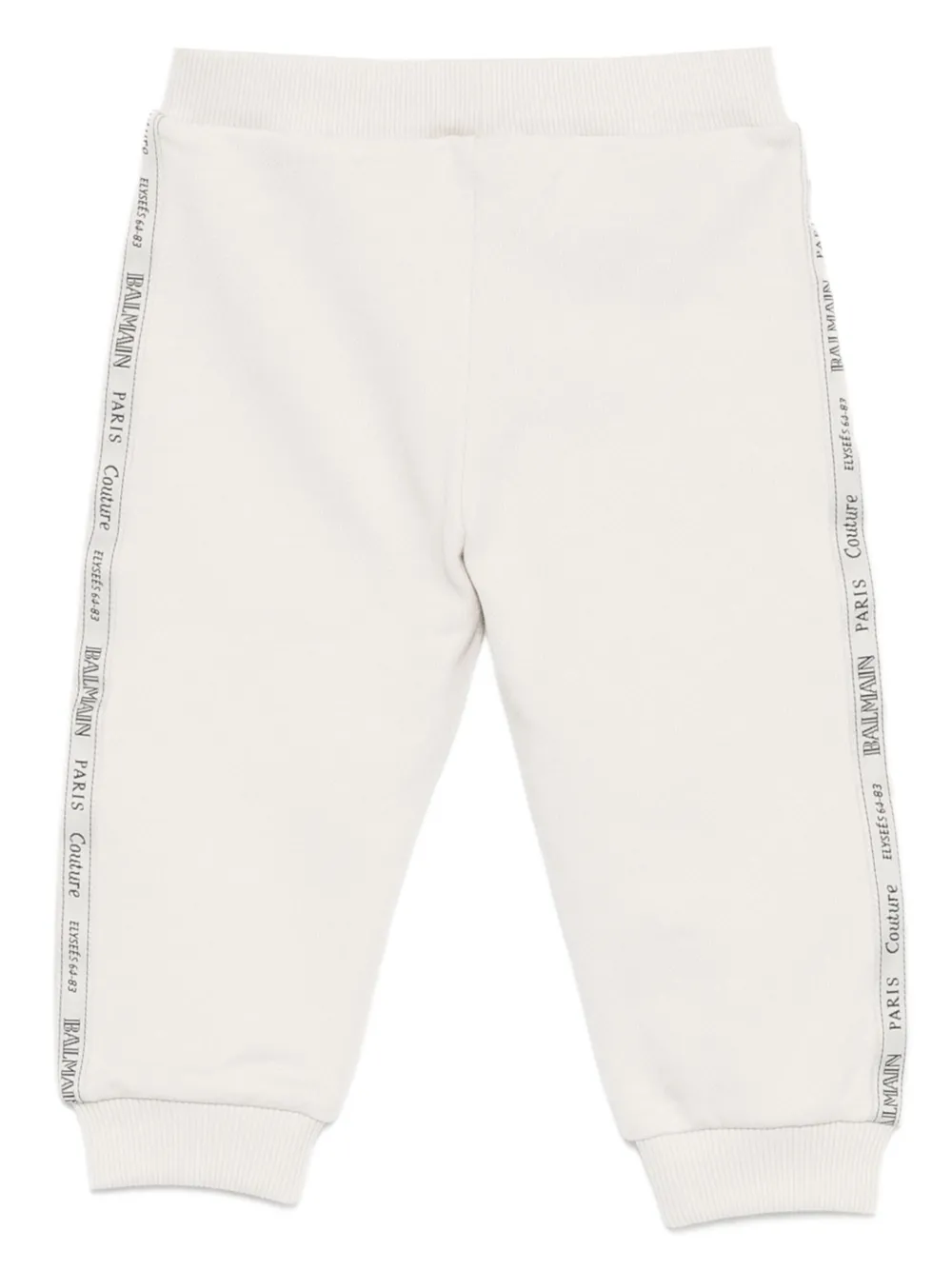Balmain Kids Trainingsbroek met logoband Beige
