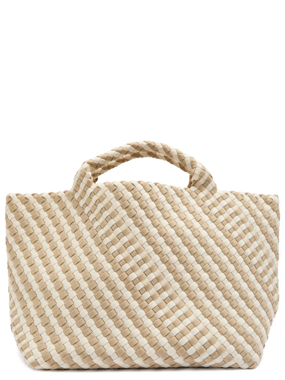 NAGHEDI medium St Barths woven tote bag - Beige