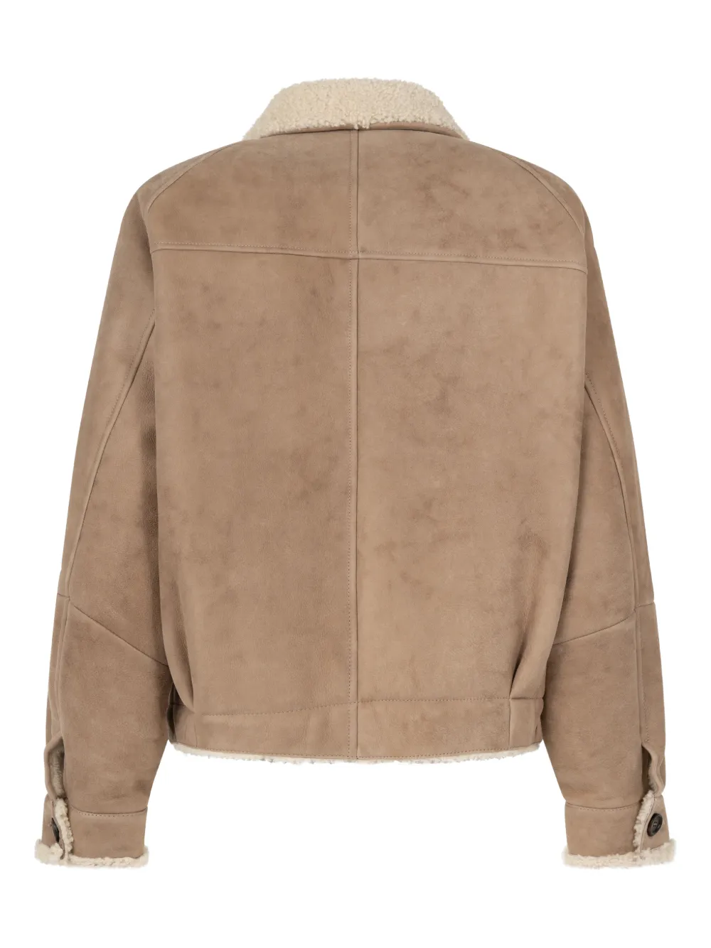 Brunello Cucinelli shearling-collar jacket | Leather Jackets | Image 2