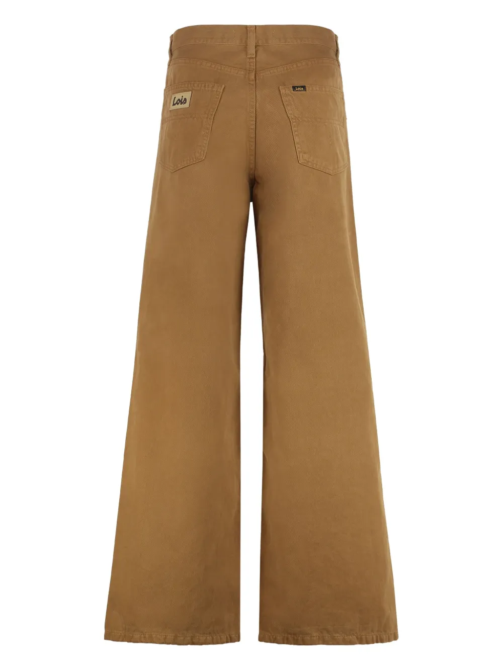 LOIS JEANS Skater broek met logopatch - Bruin