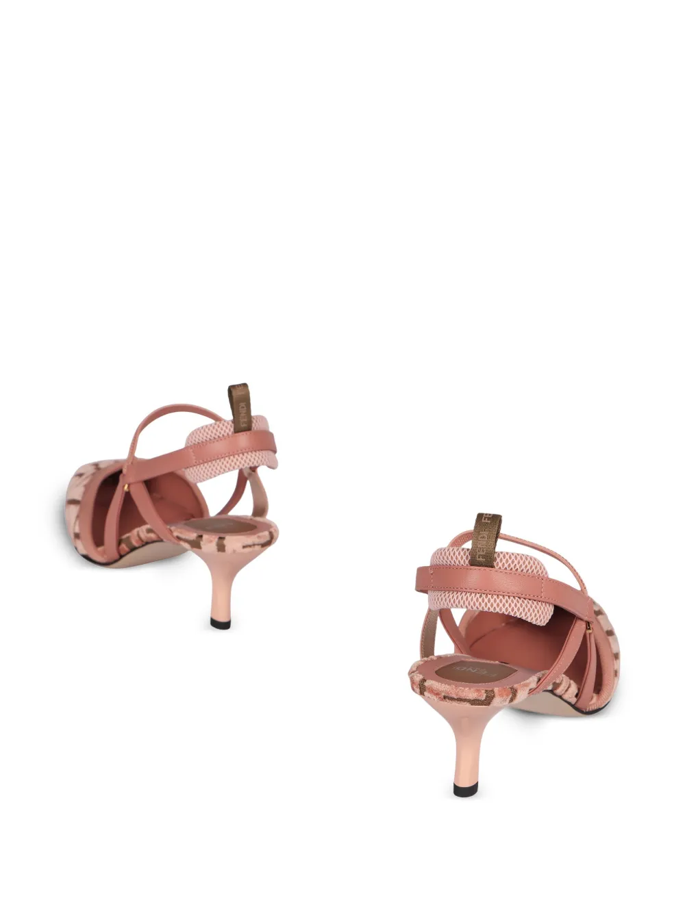 FENDI 55mm Colibrì Lit slingback pumps Pink