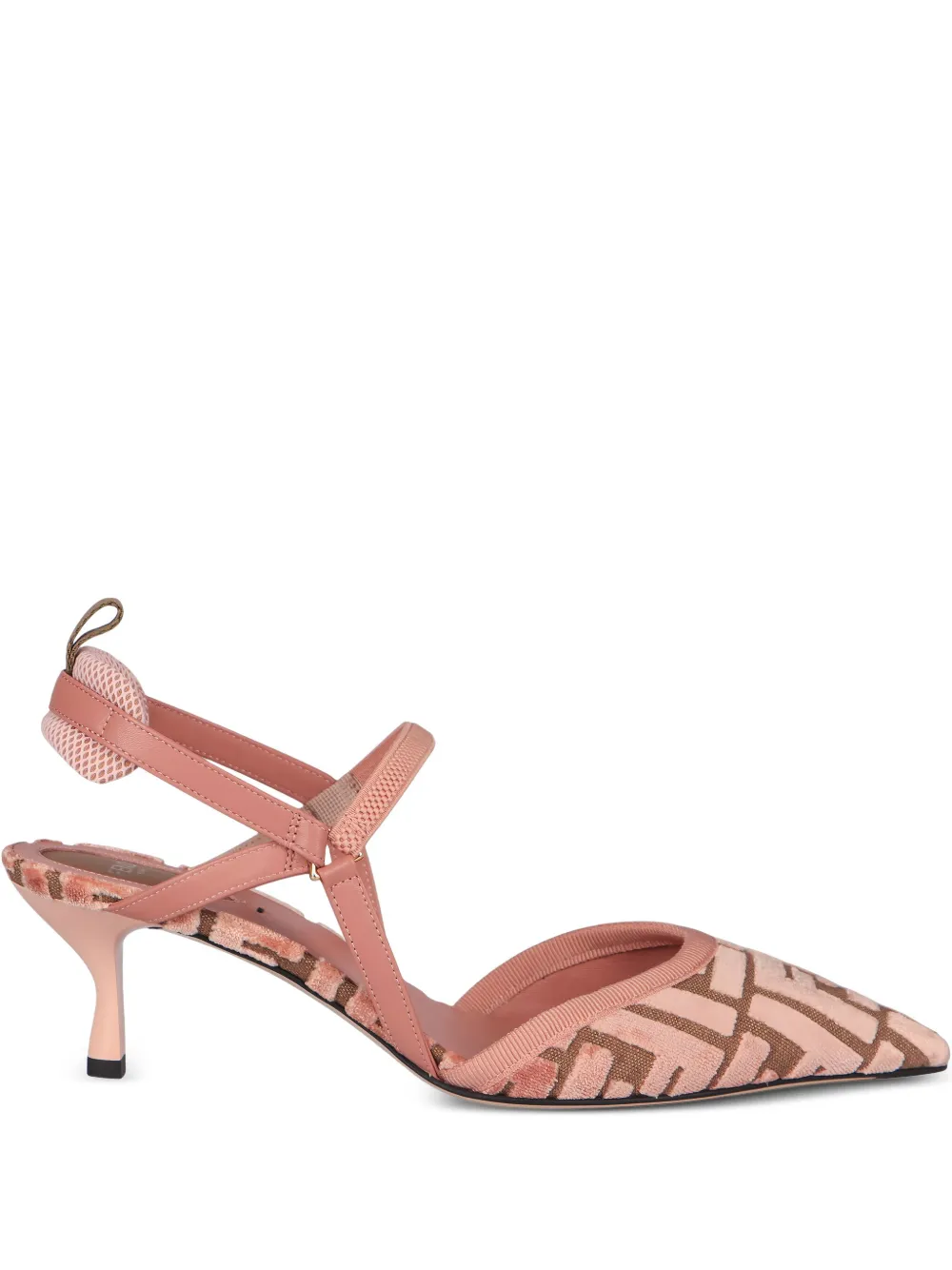 FENDI 55mm Colibrì Lit slingback pumps | Pink | Image 1