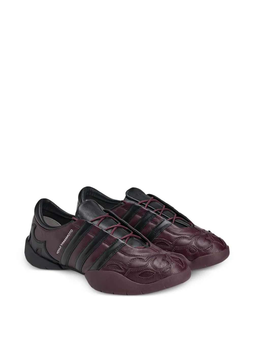 Y-3 Regu 2002 leather sneakers Brown