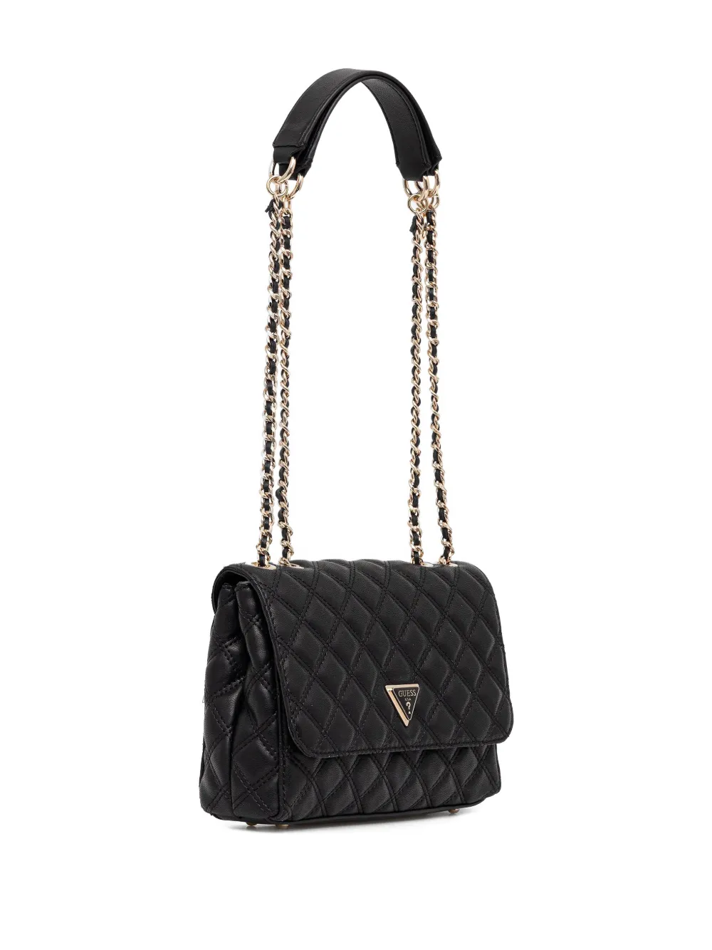 GUESS USA Giully quilted shoulder bag - Zwart
