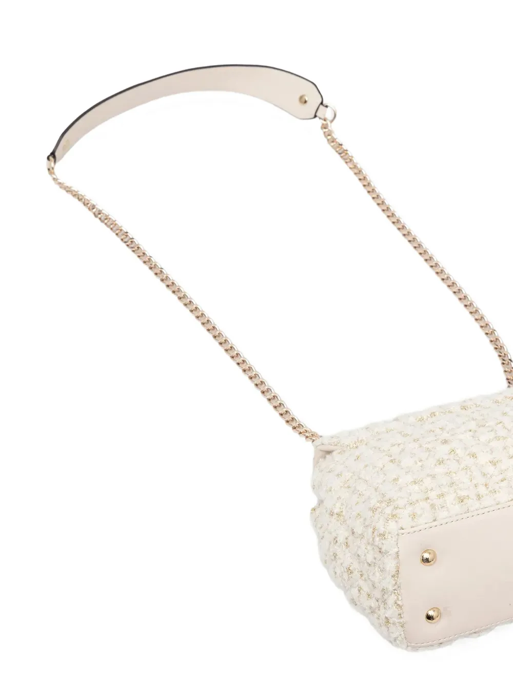 Guess Usa Mini Everlee Flower-appliqué Crossbody Bag In Neutral